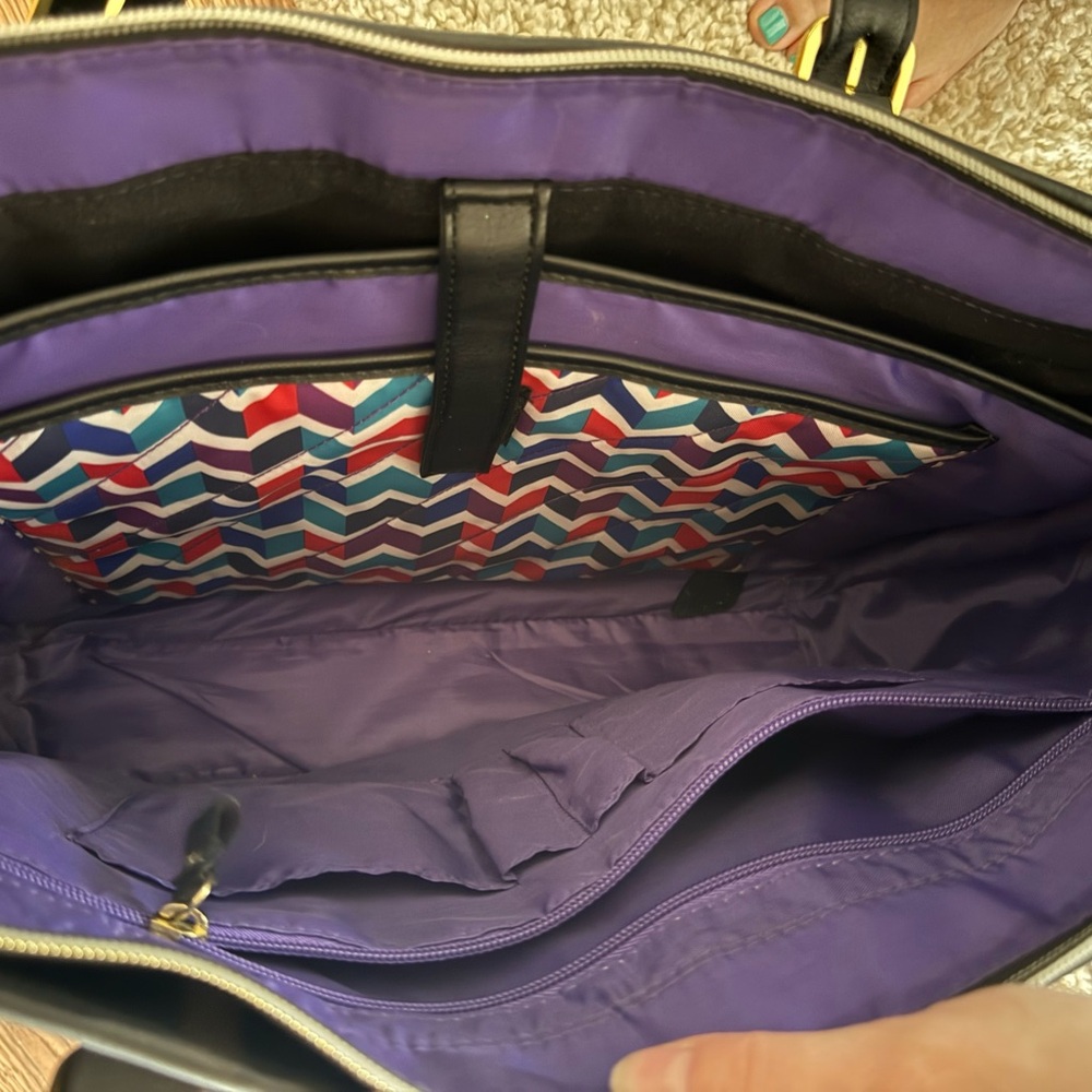 Elegant Purple Women's Laptop Bag